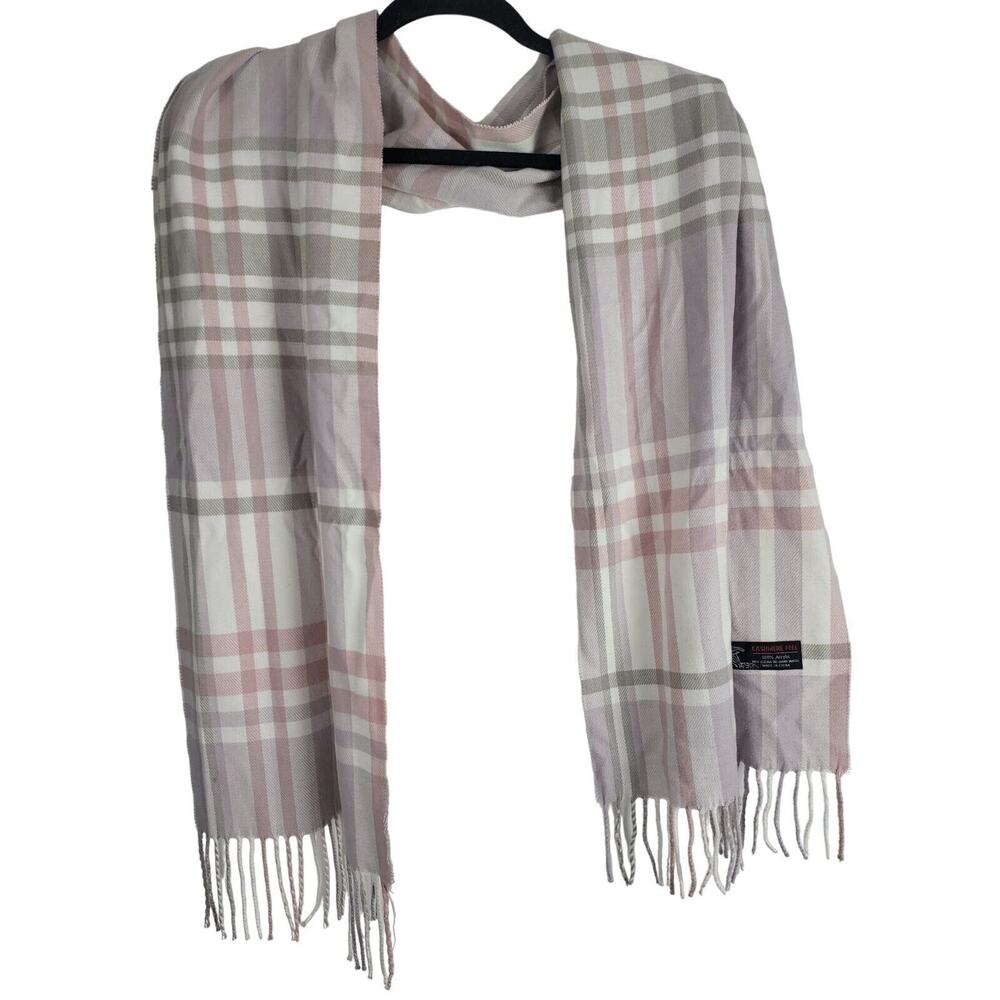 Cashmere Feel Italian Design Womens Scarf 65X12 In Rectangle 100% Acrylic